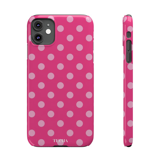 Dark Pink Polka Dot