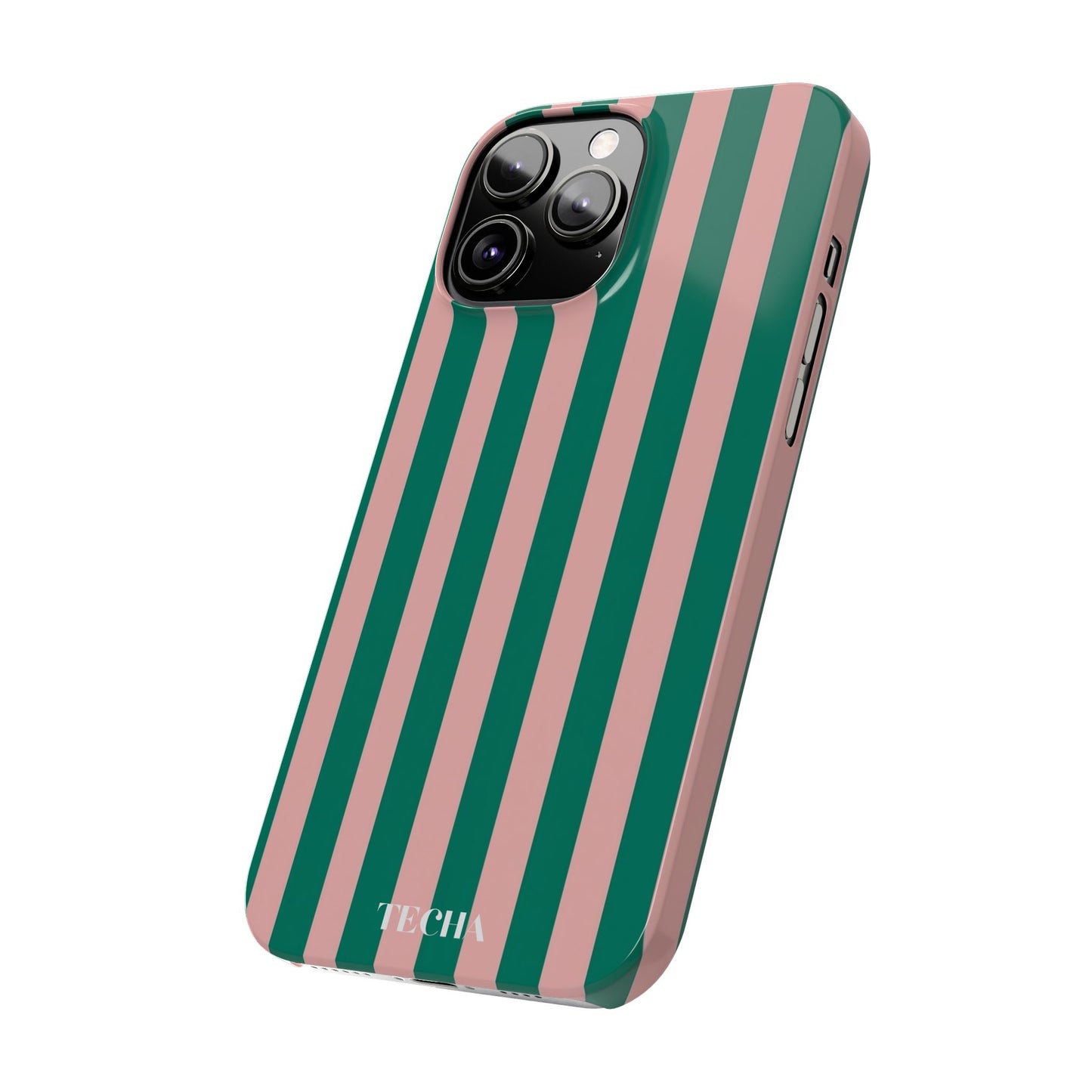 Striped Pink & Green