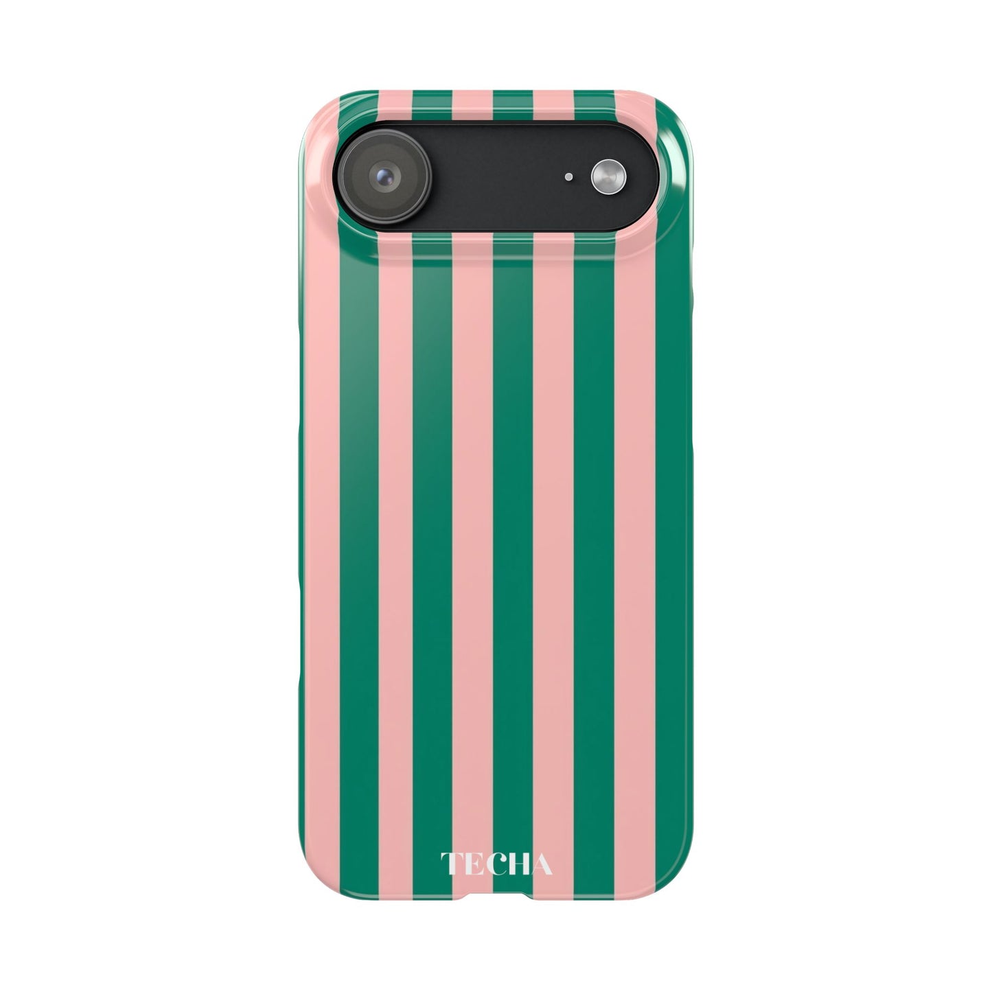 Striped Pink & Green
