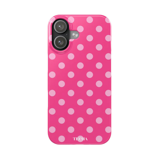 Dark Pink Polka Dot
